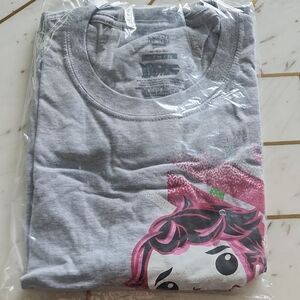Funko Pop Marty McFly Gray and Pink Graphic T-Shirt